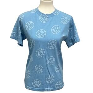 OFWGKTA Mens Small White Donut Printed 100% Cotton Short Sleeve Tee Shirt